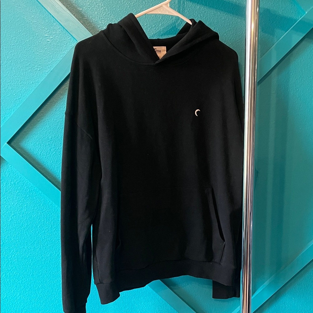 ZYIA Black Hoodie Sweater